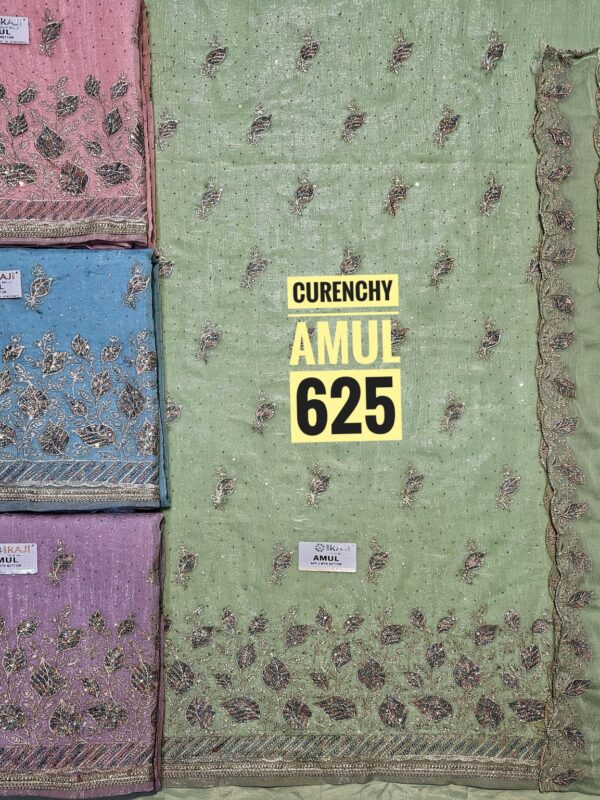 Raj Silk Mills Crunchy Top Nazneen Dupatta Unstitched Suits