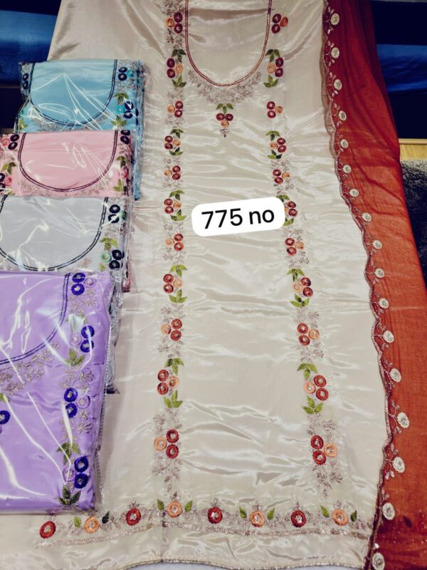 175329 SCAK Glass Top Nazneen Dupatta Unstitched Suits