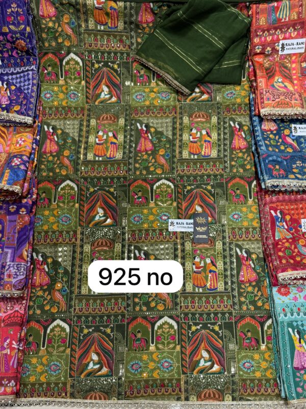 Wow Crepe Top Nazneen Dupatta Unstitched Suits