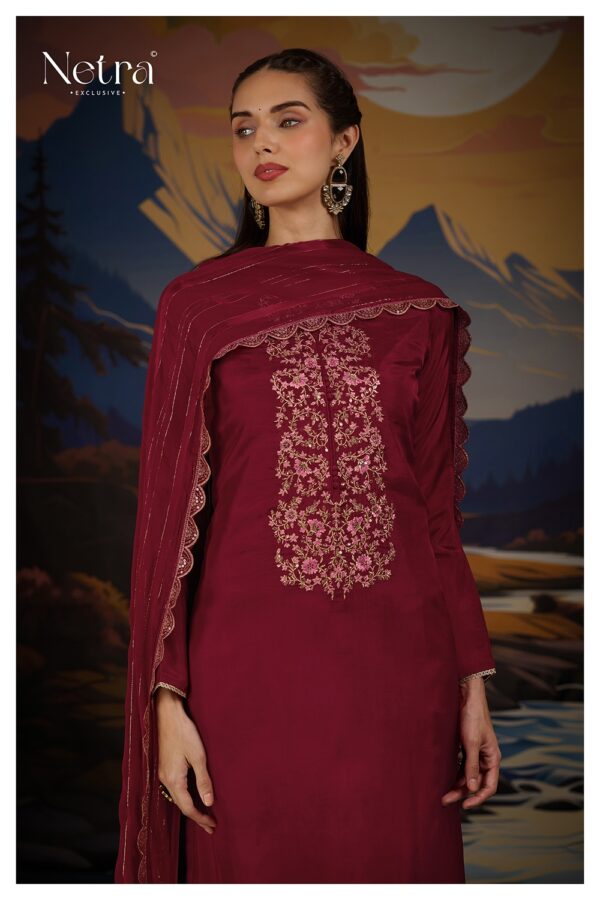 Netra Ketki Maroon