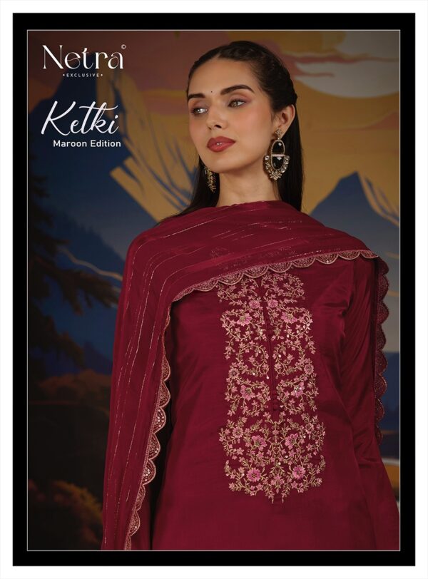 Netra Ketki Maroon