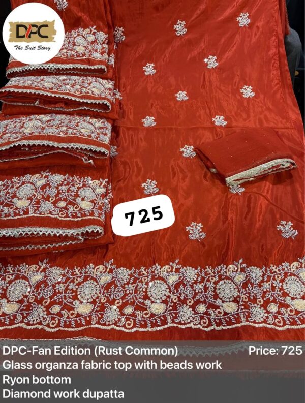DPC Glass Top Nazneen Dupatta Unstitched Suits