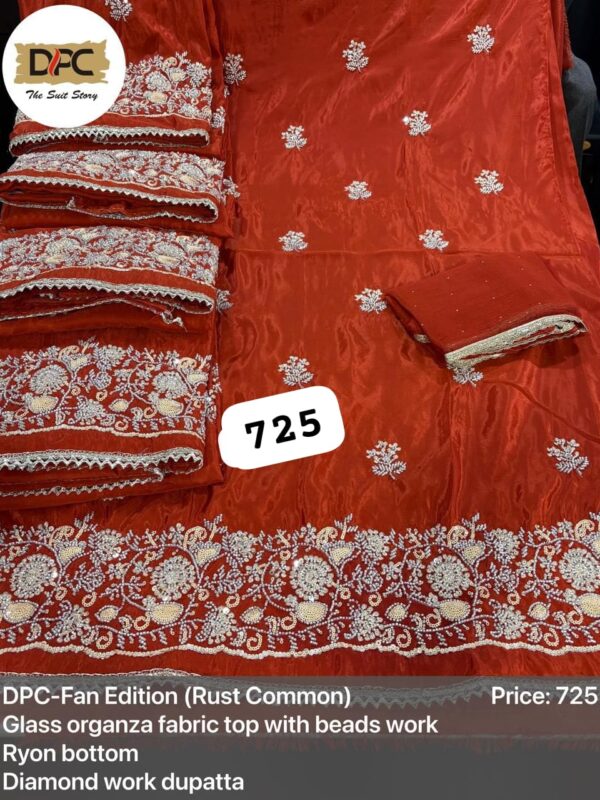 DPC Glass Top Nazneen Dupatta Unstitched Suits