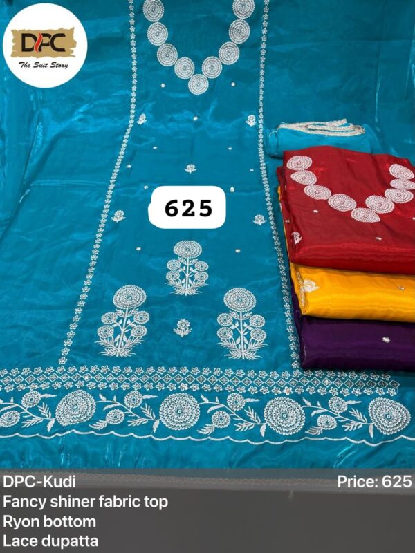 DPC Silk Top Nazneen Dupatta Unstitched Suits