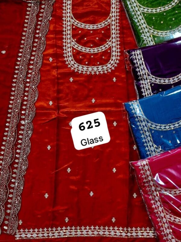 236839 SCAK Glass Top Nazneen Dupatta Unstitched Suits