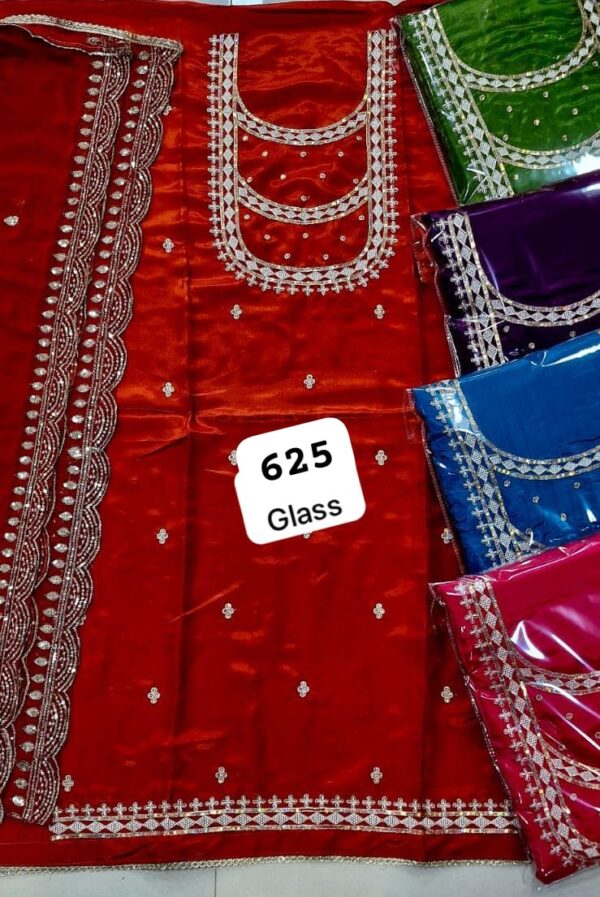 236839 SCAK Glass Top Nazneen Dupatta Unstitched Suits