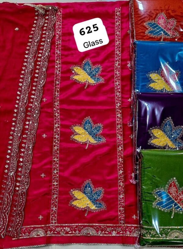 SCAK Glass Top Nazneen Dupatta Unstitched Suits