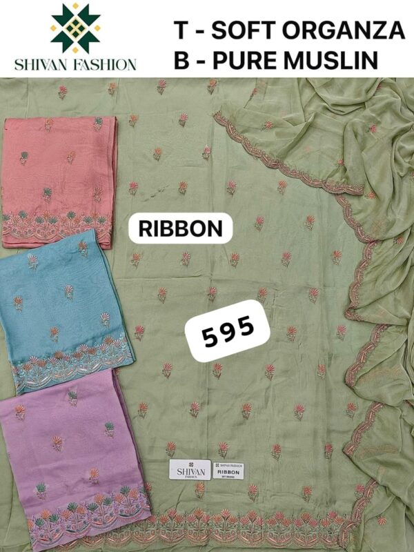 Shivansh Organza Top Nazneen Dupatta Unstitched Suits