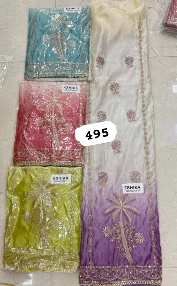 SCAK Glass Top Nazneen Dupatta Unstitched Suits