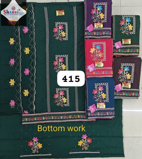 237311 Sharvi Fiona Top Nazneen Dupatta Unstitched Suits