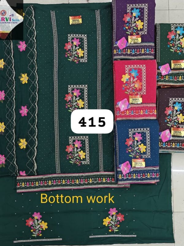 237311 Sharvi Fiona Top Nazneen Dupatta Unstitched Suits