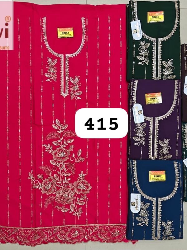 237312 Sharvi Fiona Top Nazneen Dupatta Unstitched Suits