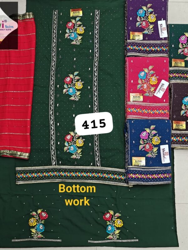 237320 Sharvi Fiona Top Nazneen Dupatta Unstitched Suits