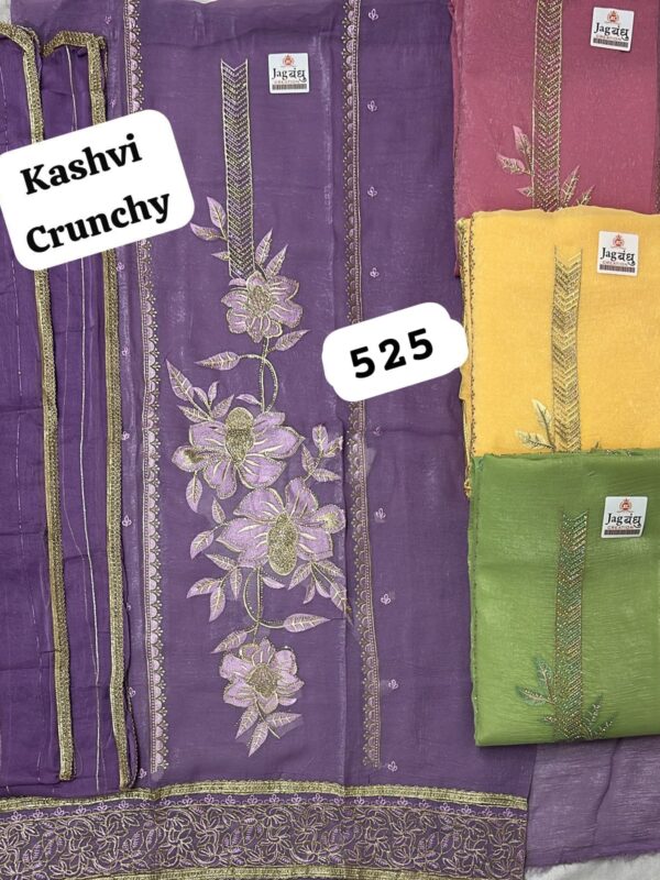 Jagbandhu Crunchy Top Nazneen Dupatta Unstitched Suits