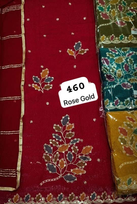 242463 SCAK Crunchy Top Nazneen Dupatta Unstitched Suits