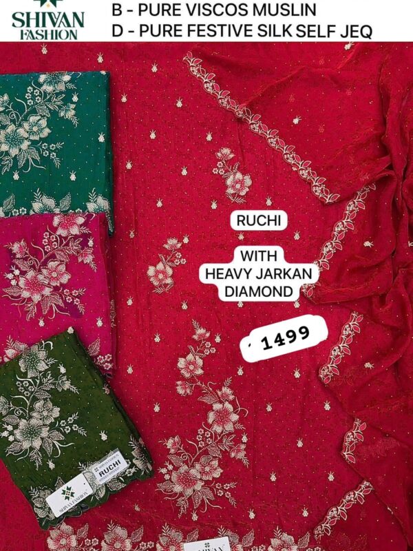 Shivansh Silk Top Other Dupatta Unstitched Suits