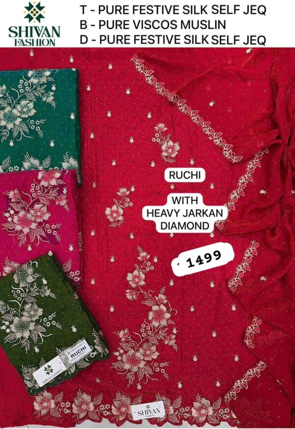 Shivansh Silk Top Other Dupatta Unstitched Suits
