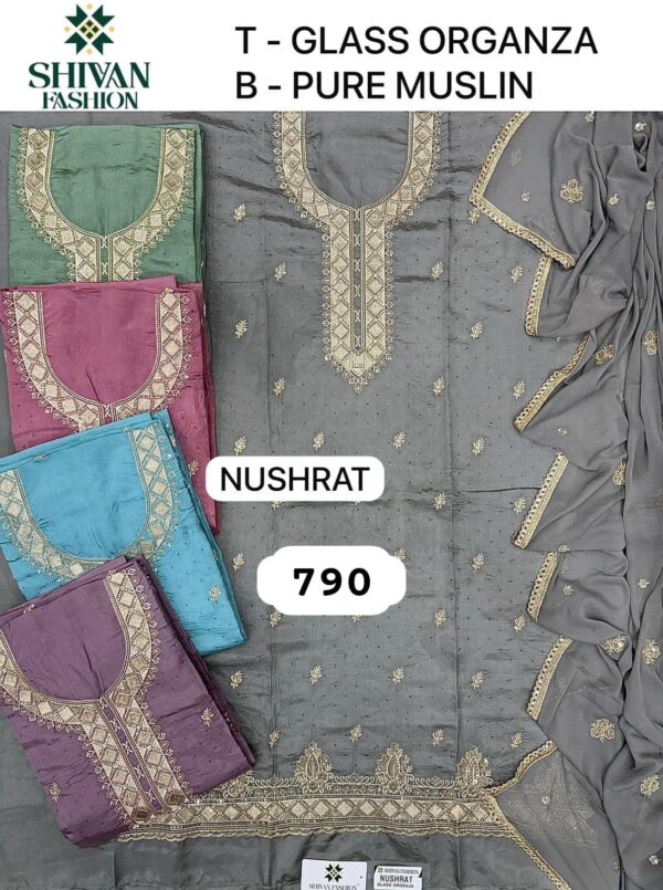 252299 Shivansh Organza Top Nazneen Dupatta Unstitched Suits