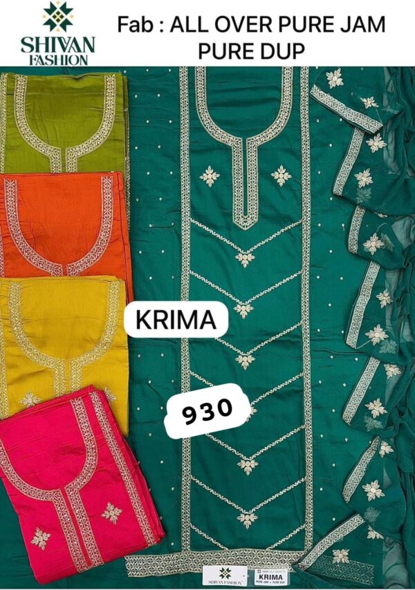 252314 Shivansh Jaam Top Pure Chiffon Dupatta Unstitched Suits