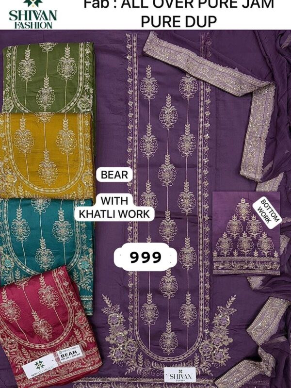 252326 Shivansh Jaam Top Pure Chiffon Dupatta Unstitched Suits