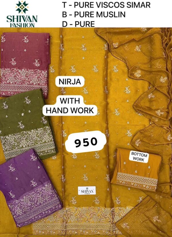 252341 Shivansh Shimmer Top Pure Chiffon Dupatta Unstitched Suits