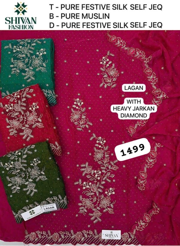 252347 Shivansh Silk Top Other Dupatta Unstitched Suits