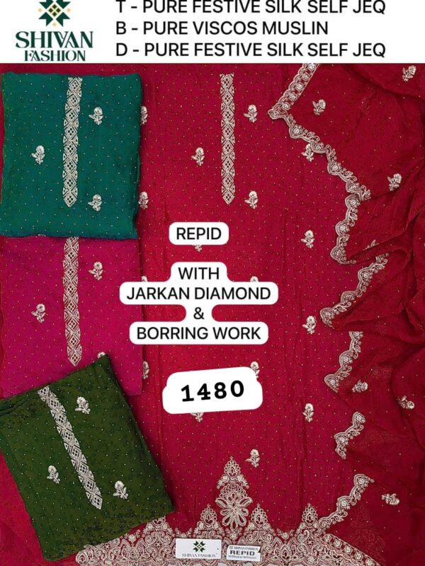 Shivansh Silk Top Other Dupatta Unstitched Suits