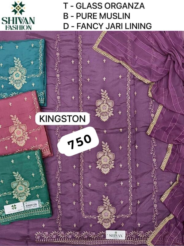 252388 Shivansh Glass Top Nazneen Dupatta Unstitched Suits