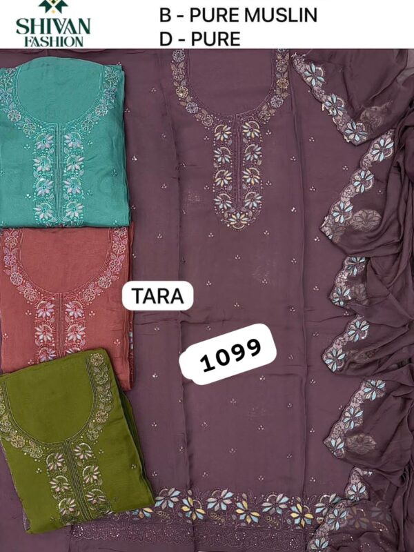 252395 Shivansh Organza Top Pure Chiffon Dupatta Unstitched Suits