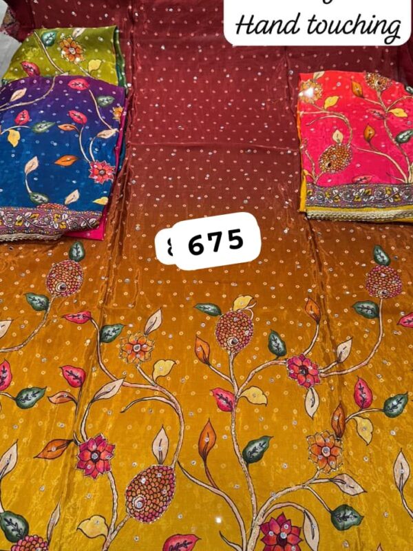 SCAK Glass Top Nazneen Dupatta Unstitched Suits