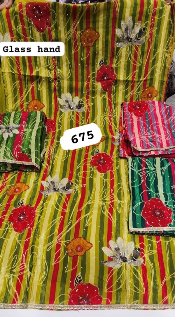 SCAK Glass Top Nazneen Dupatta Unstitched Suits