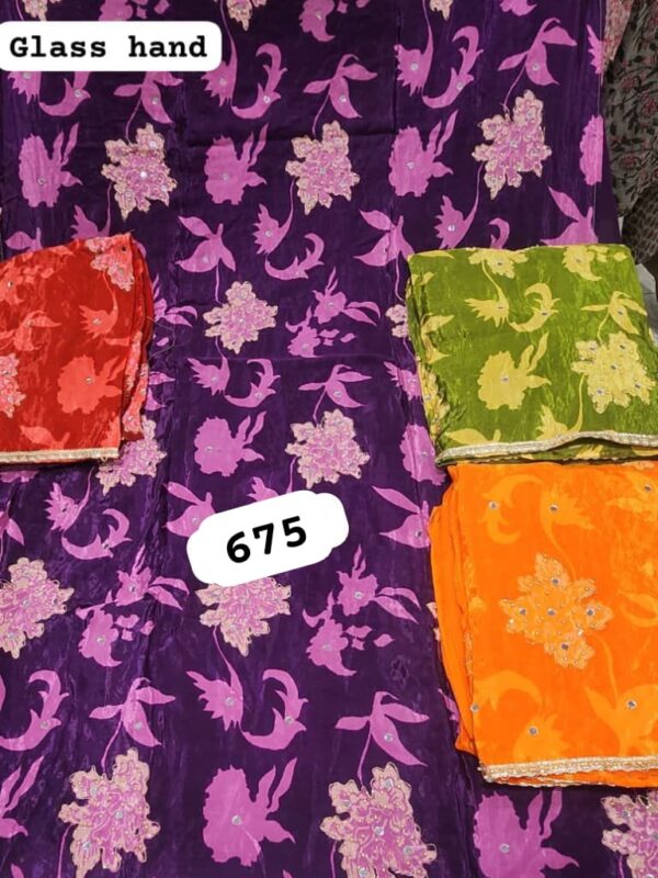 252708 SCAK Organza Top Nazneen Dupatta Unstitched Suits