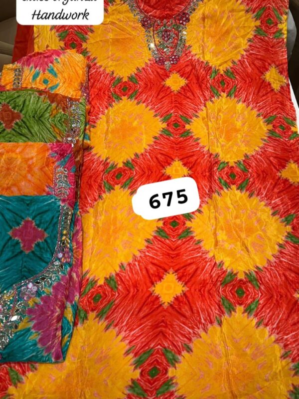 252721 SCAK Organza Top Nazneen Dupatta Unstitched Suits