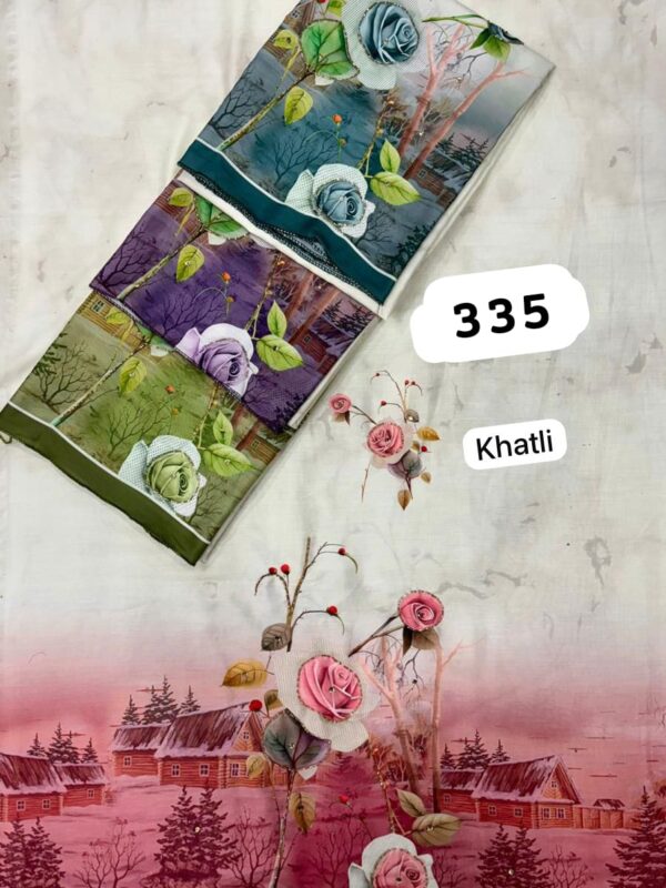 254860 SCAK Muslin Top Nazneen Dupatta Unstitched Suits