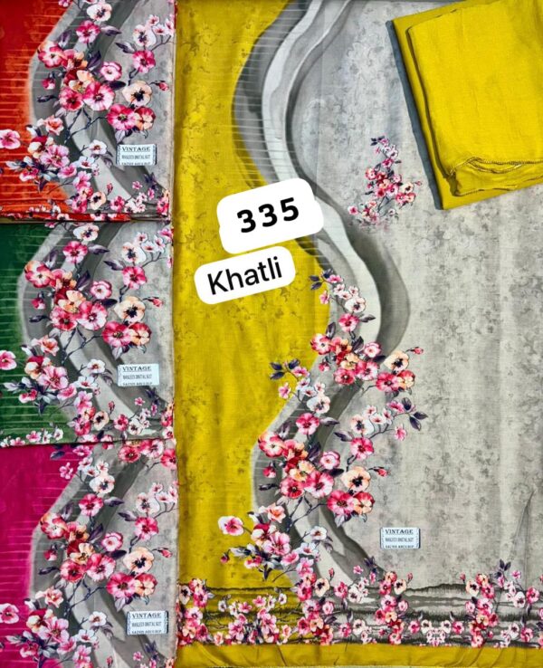 254866 SCAK Muslin Top Nazneen Dupatta Unstitched Suits