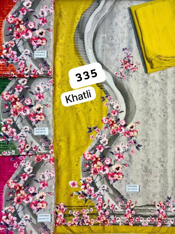 254866 SCAK Muslin Top Nazneen Dupatta Unstitched Suits