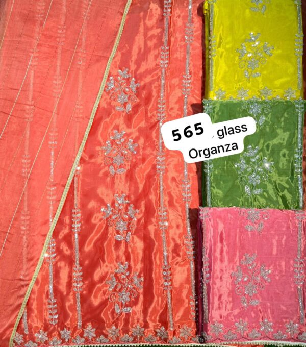 SCAK Glass Top Nazneen Dupatta Unstitched Suits