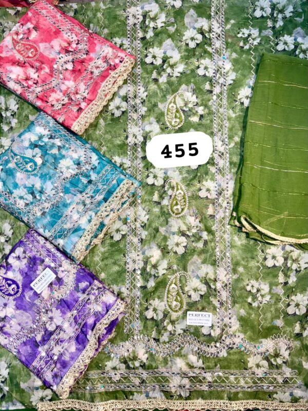 Shivansh Organza Top Nazneen Dupatta Unstitched Suits