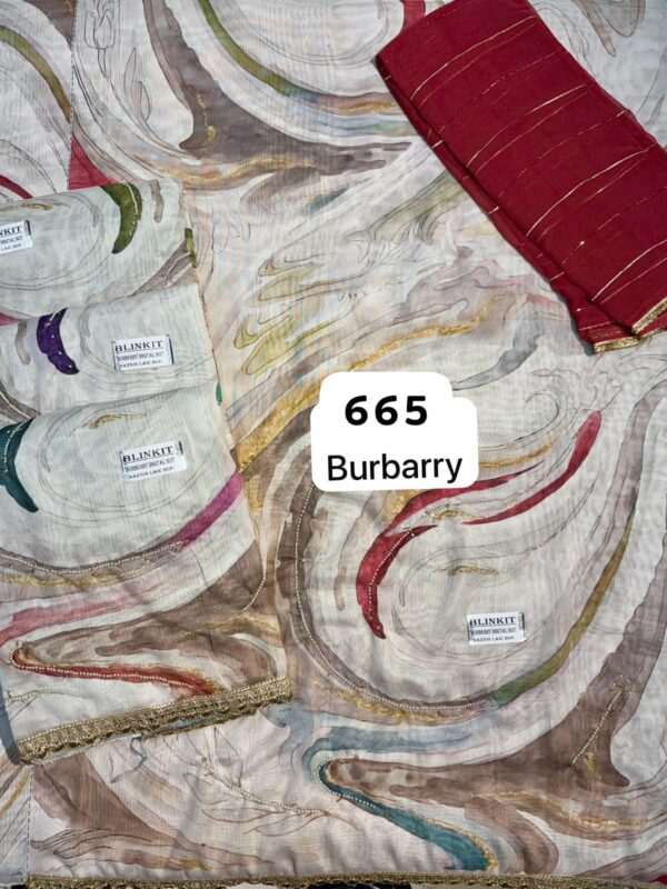 Shivansh Organza Top Nazneen Dupatta Unstitched Suits