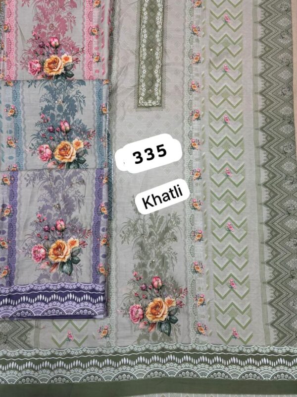 SCAK Linen Top Nazneen Dupatta Unstitched Suits