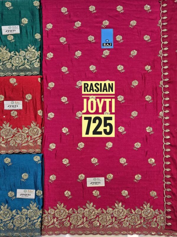 Raj Silk Mills Silk Top Nazneen Dupatta Unstitched Suits