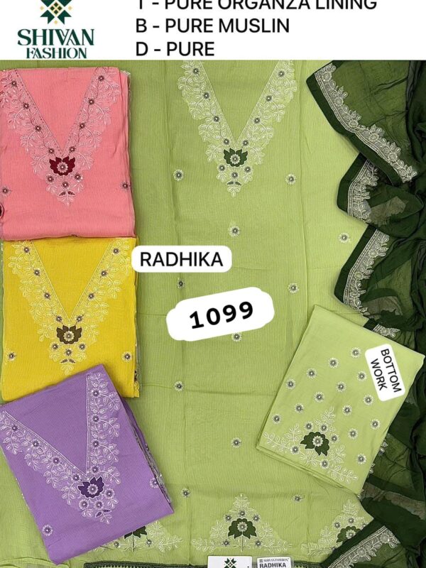263635 Shivansh Organza Top Pure Chiffon Dupatta Unstitched Suits