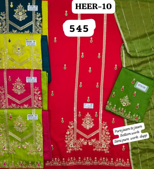 263763 SCAK Jaam Top Nazneen Dupatta Unstitched Suits