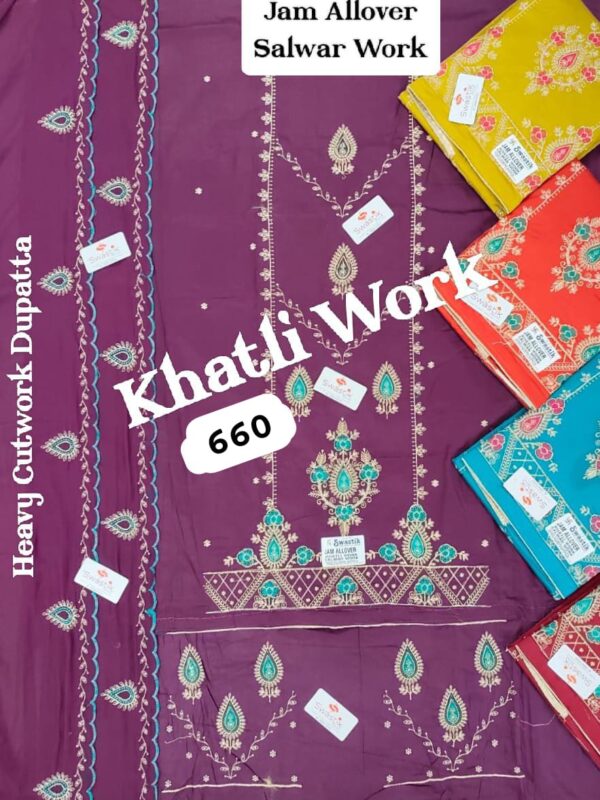 Swastik Jaam Top Nazneen Dupatta Unstitched Suits