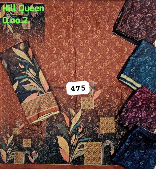 Vijay Winter Top Winter Dupatta Unstitched Suits