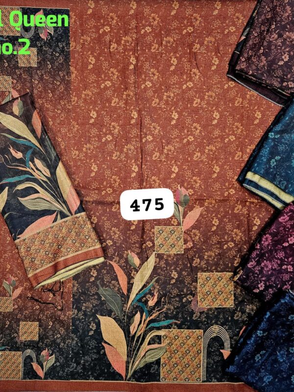 Vijay Winter Top Winter Dupatta Unstitched Suits