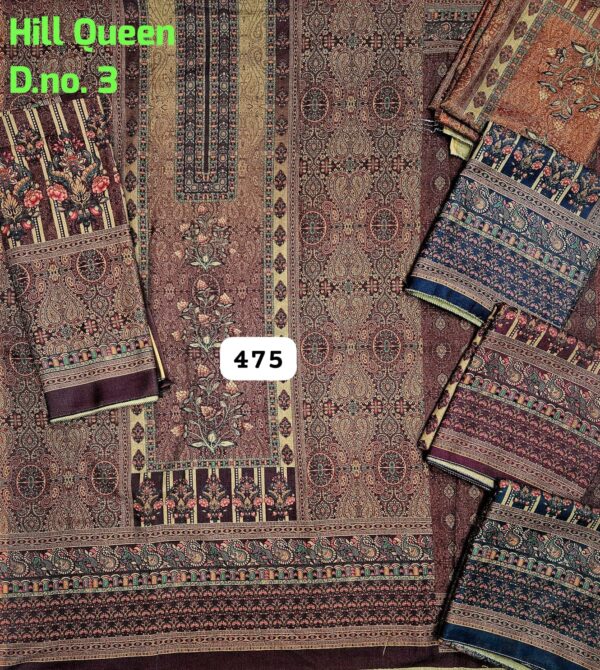 Vijay Winter Top Winter Dupatta Unstitched Suits