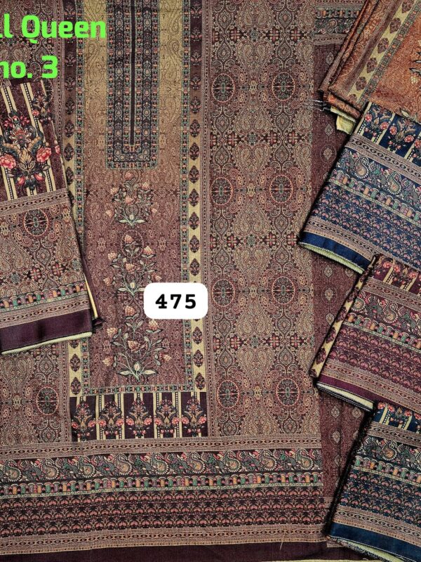 Vijay Winter Top Winter Dupatta Unstitched Suits