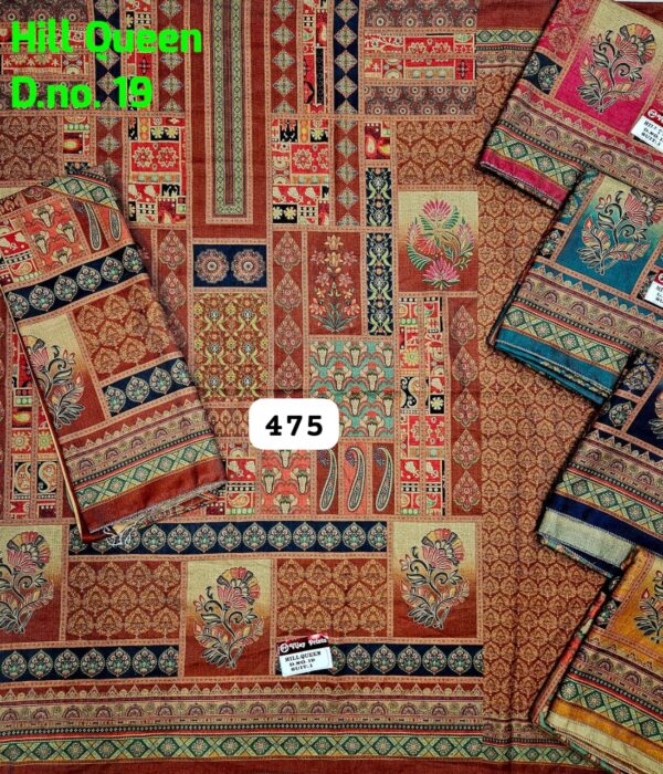 Vijay Winter Top Winter Dupatta Unstitched Suits