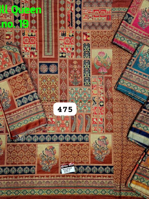 Vijay Winter Top Winter Dupatta Unstitched Suits